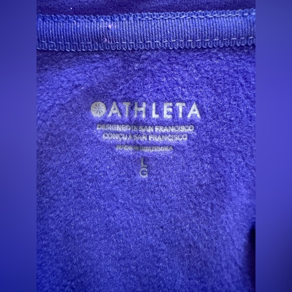 Athleta Women’s Purple Altitude Polartec Pullover Sweatshirt - Size Large - Picture 8 of 11